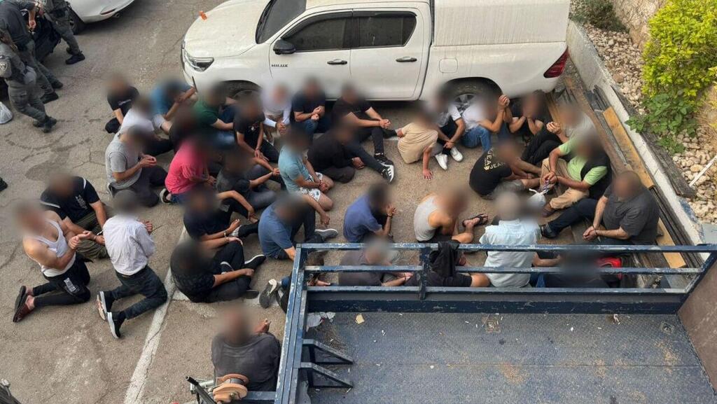 מעצרם של 42 שב"חים עזתים בנצרת