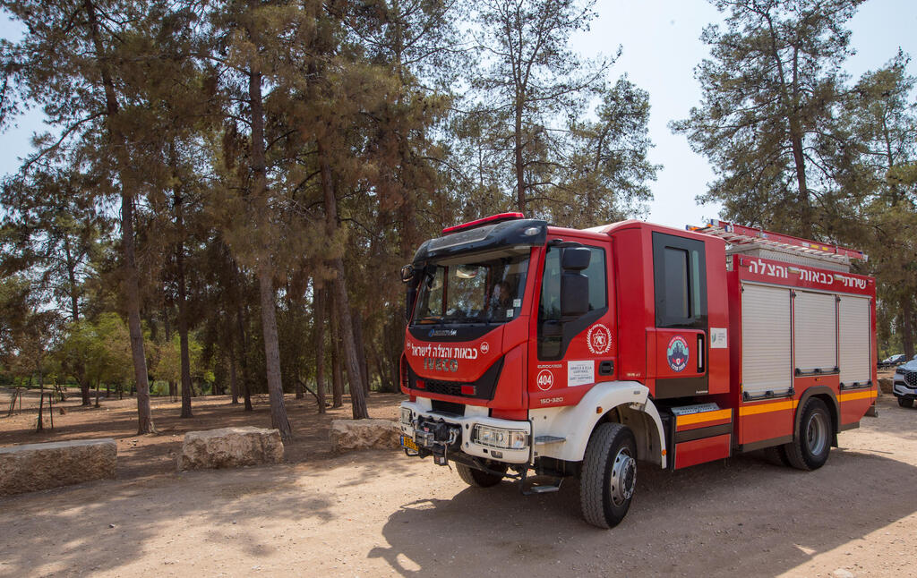 Photo: Ido Erez פעילות לוחמי אש ביער בן שמן