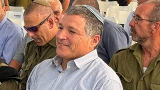 דוד זיני בטקס חילופי מפקד פיקוד הצפון