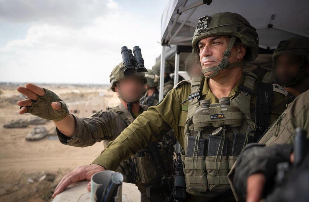  הרמטכ"ל אייל זמיר בעזה