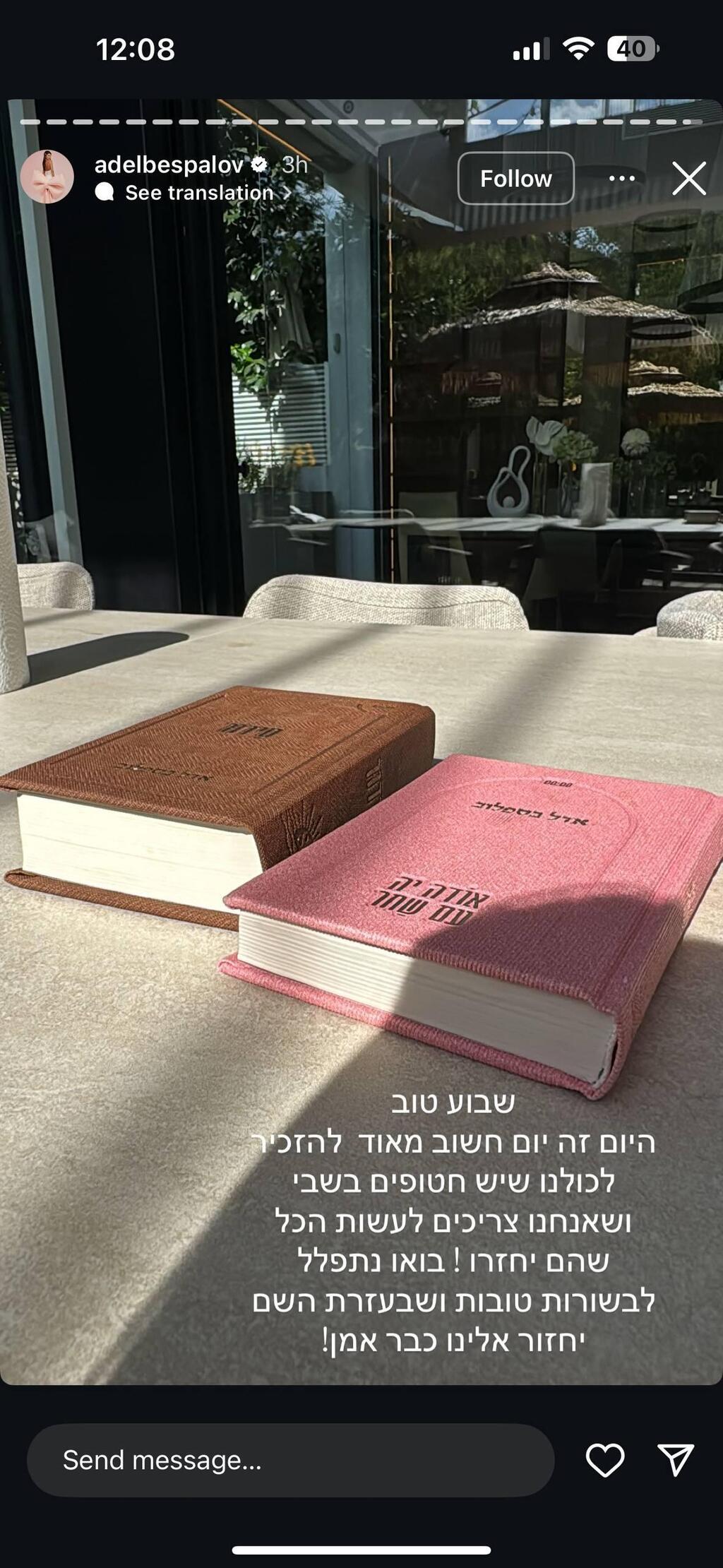 סלבס שביתה חטופים הזדהות אדל בספלוב 