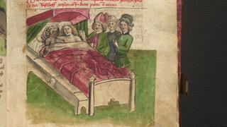 מיניות תחת שליטה, גרסת המאה ה-15. ועדה בראשות בישוף בודקת את המתרחש במיטה בין בני  זוג