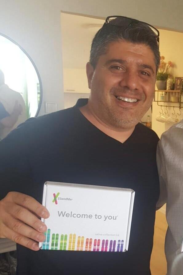 Tsachi, before taking the DNA test, found a biological cousin and another 1,497 relatives of varying degrees 