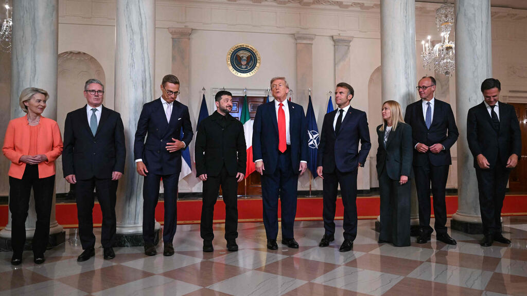 Photo: ANDREW CABALLERO-REYNOLDS / AFP פגישתם של זלנסקי וטראמפ בבית הלבן