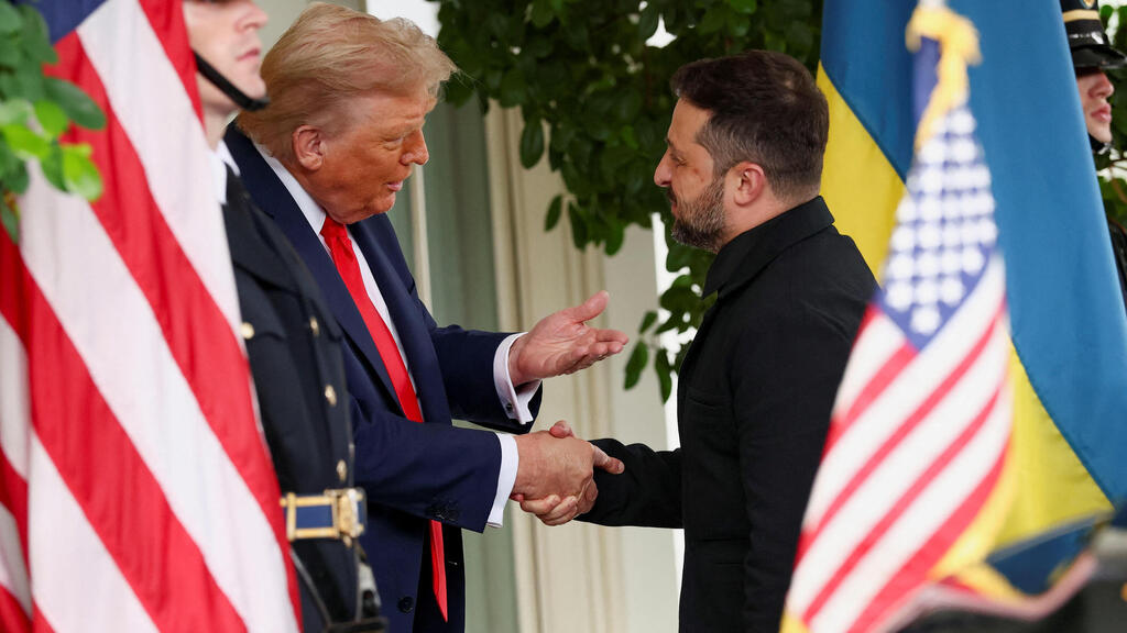 פגישתם של זלנסקי וטראמפ בבית הלבן