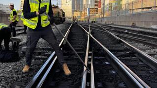 עבודות בטיחות ברכבת השלום