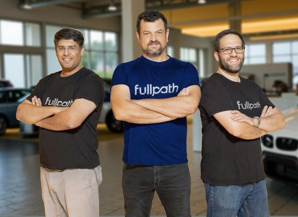 בכירי חברת פולפאת', מימין ישי גולדשטיין, מייסד וסמנכ"ל טכנולוגיה, אהרן הורביץ, מייסד ומנכ"ל, אליאב משה, מייסד וסמנכ"ל מוצר