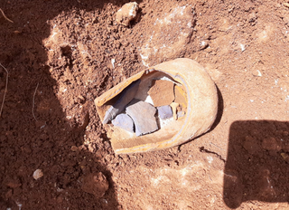 מטמון כסף ממראס א-דין, בערך משנת 600 לפני הספירה