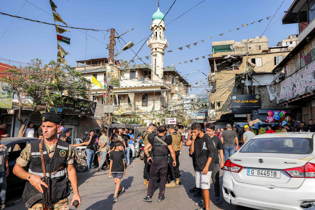 לבנון מסירת נשק מחנות פליטים פלסטיניים פלסטינים ארגונים בורג' אל בראג'נה