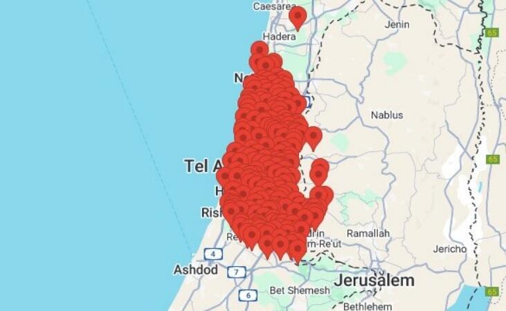 Sirens sounded across central Israel 