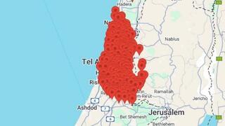 Sirens sounded across central Israel 