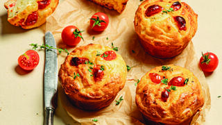 מאפינס עגבניות שרי וגבינות