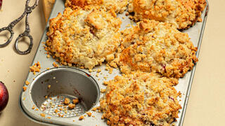 מאפינס שזיפים ושטרויזל