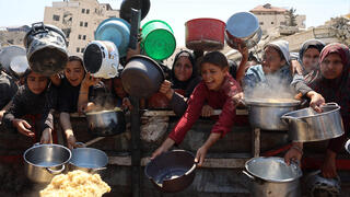 חלוקת מזון בעזה