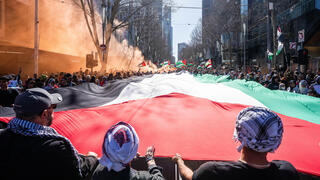 אוסטרליה יום הפגנות נגד ישראל מלבורן