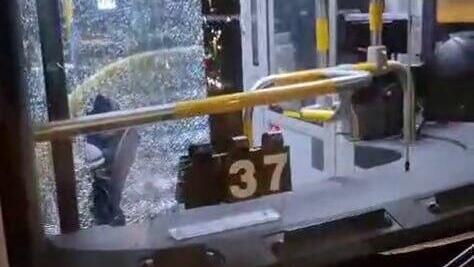 האוטובוס בו קרתה התקיפה