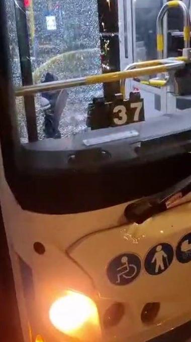 האוטובוס בו קרתה התקיפה