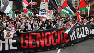 אוסטרליה יום הפגנות נגד ישראל סידני