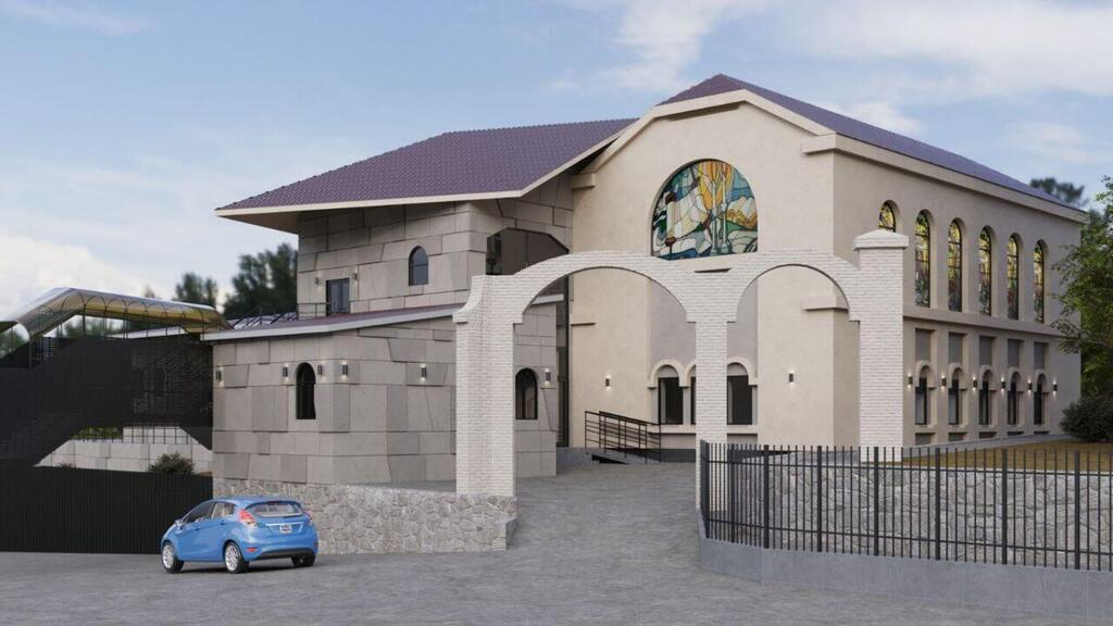 Комплекс на месте захоронения раввина Нахмана (Фото: Ор Уман) הדמיה של המבנה