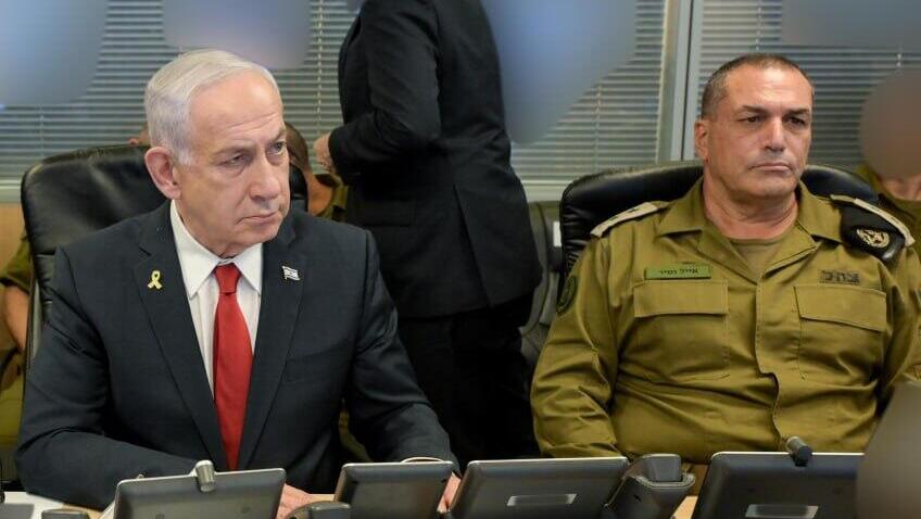 נתניהו בבור בקרייה