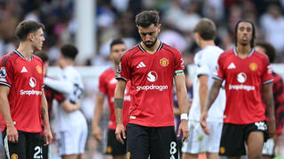 ברונו פרננדש ושחקני יונייטד מאוכזבים בקרייבן קוטג'