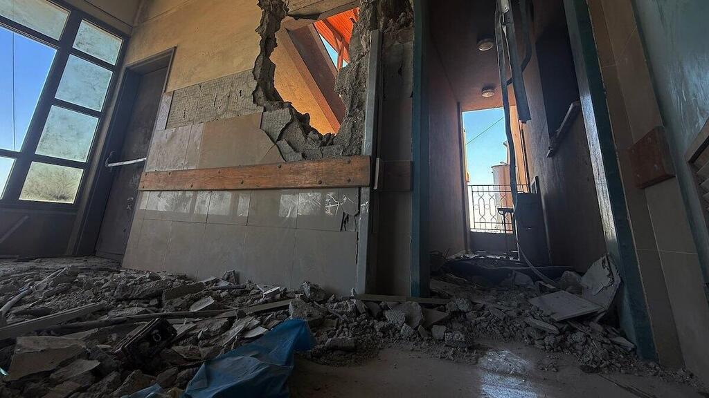 זירת התקיפה בבית חולים נאסר