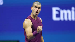 הטניסאי הספרדי קרלוס אלקראס