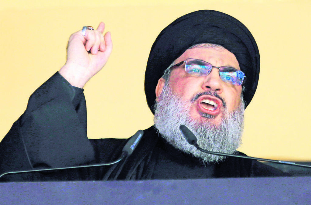 Hassan Nasrallah. Israel and the US saw an opportunity after his assassination - and began to attack Hezbollah's financial network (Photo: Hassan Ammar/AP) חסן נסראללה