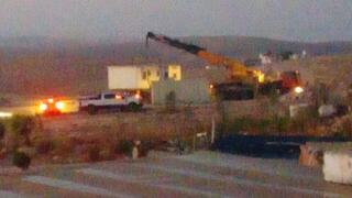 תושבי כרמל הציבו מבנים בשטח בו נורה הפלסטיני עודה אלהדאלין באום אל חיר