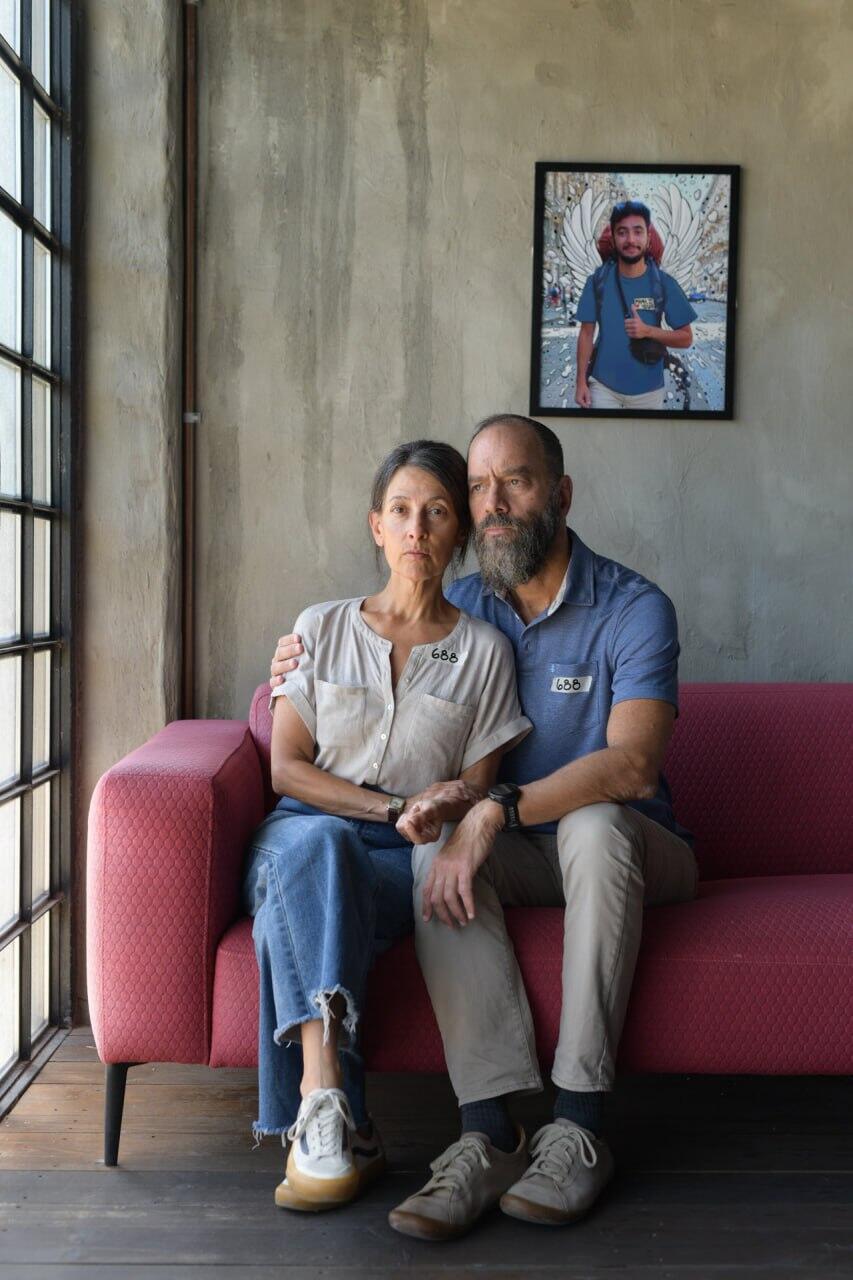 Rachel and Jon Goldberg-Polin (Photo: Yonatan Blum) רייצ'ל גולדברג וג'ון פולין