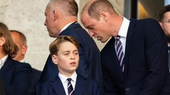 Принц Джордж и принц Уильям 
