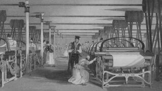 אריגת בדים ממוכנת באנגליה, 1835