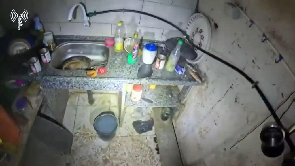 תיעוד מתוך המנהרה התת-קרקעית שאותרה במרחב 'זייתון