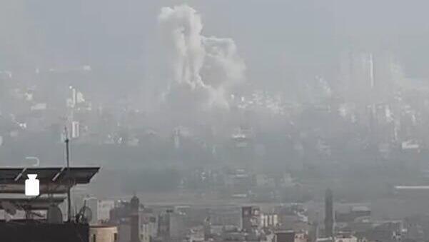 IDF forces attack in Sanaa תיעוד מהתקיפות בצנעא