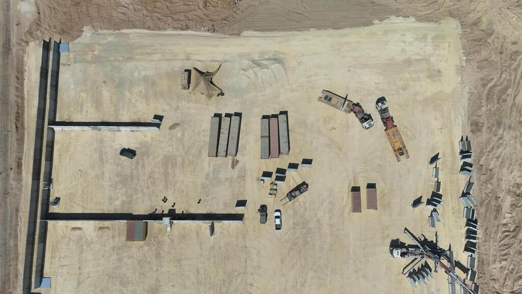 תיעוד מתהליכי הקמת מתחמי חלוקת הסיוע ההומניטרי ברצועת עזה