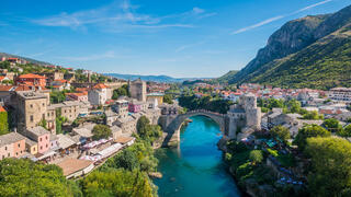 מוסטאר, בירת אזור הרצגובינה. דווקא מקום יפה