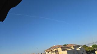 תיעוד של יירוט שווא בעוטף עזה