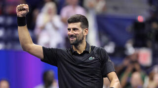 הטניסאי הסרבי נובאק ג'וקוביץ'