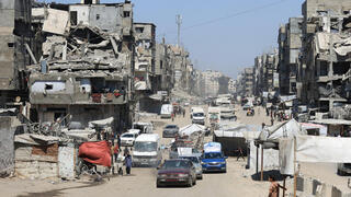 עקורים עזתים בורחים מצפון הרצועה