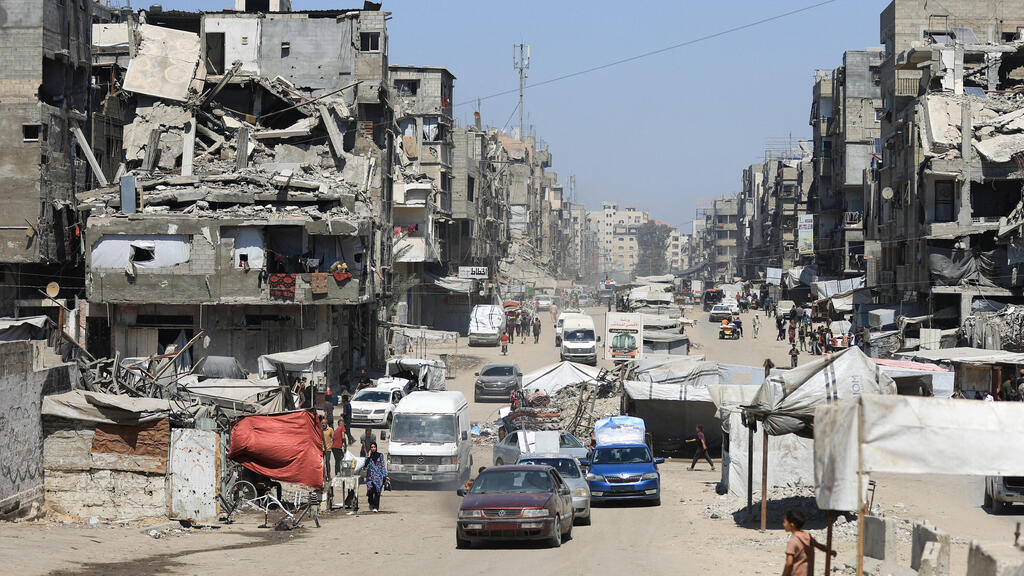 עקורים עזתים בורחים מצפון הרצועה