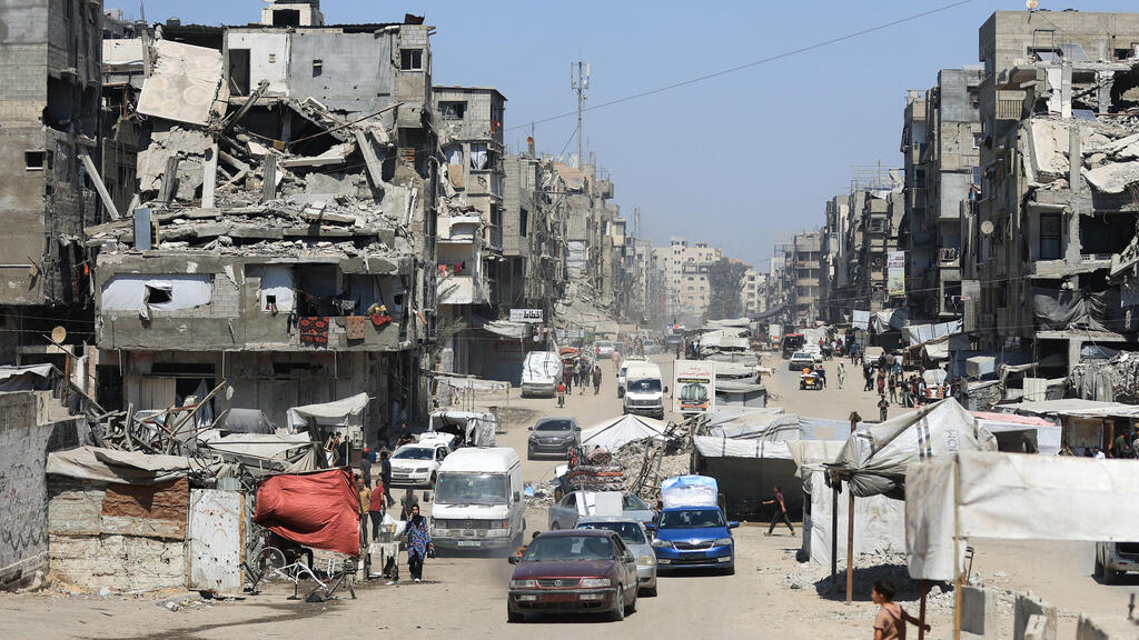 עקורים עזתים בורחים מצפון הרצועה