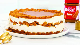  עוגת קראנץ' גבינה לוטוס ללא אפייה של שיר צ'יפ אשכנזי