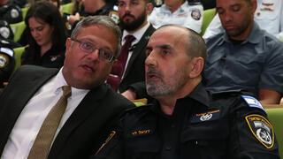 מפכ"ל המשטרה רב-ניצב דני לוי והשר לביטחון לאומי איתמר בן גביר