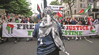 הפגנה פרו־פלסטינית בדבלין