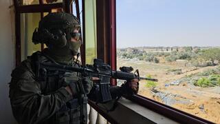 לוחמי צה"ל בציר מורג ברצועת עזה