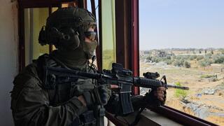 לוחמי צה"ל בציר מורג ברצועת עזה