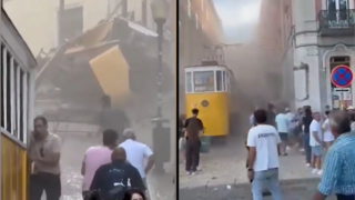 פורטוגל ליסבון תאונה רכבת פוניקולר