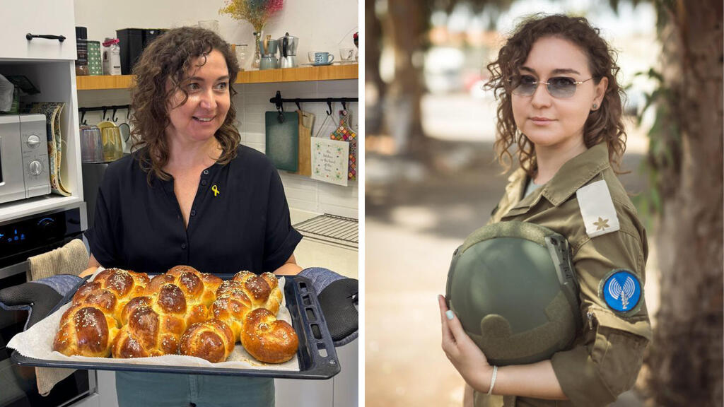 Анна Уколова, пресс-секретарь ЦАХАЛа на русском языке. Справа - на службе, слева - дома (Фото: Ноа Лави, Виктория Лукинова) Анна Уколова