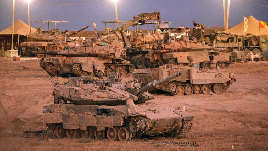 כוחות צה"ל בגבול רצועת עזה