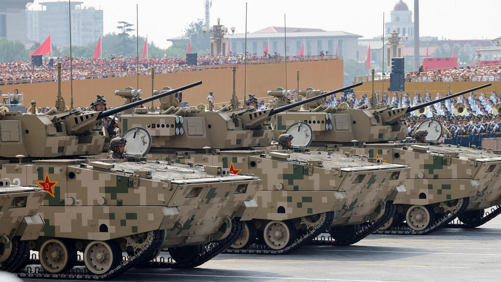 Photo: Reuters/Maxim Shemetov סין בייג'ינג מצעד צבאי 80 שנה ל מלחמת העולם השנייה